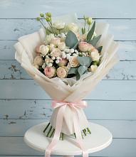 Букет цветов из:  Розы и Лизиантусы #REPLACE_PRED# Видном