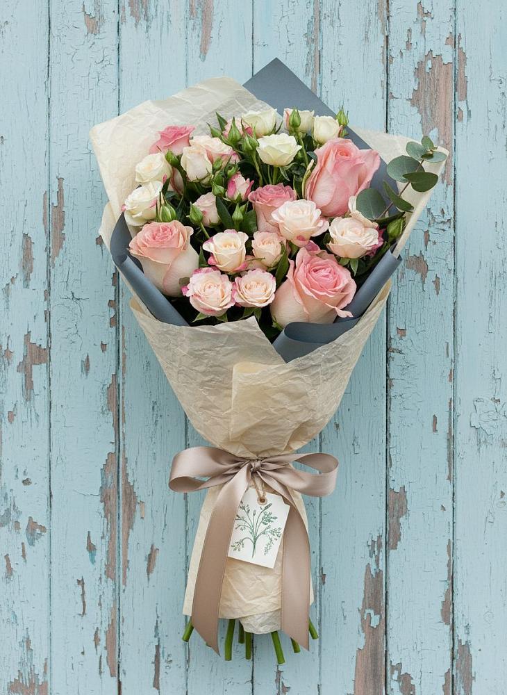 Букет цветов из: Розы в Видном