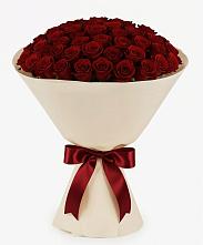 Букет 101 Бордовая роза Блэк Бакарра в Видном