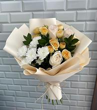 Букет цветов из:  Розы и Хризантемы в Видном