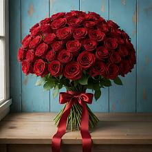 Букет Красные розы Блэк Меджик в Видном