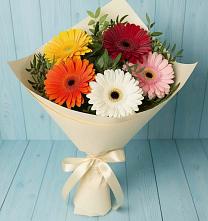 Букет цветов из:  Герберы в Видном