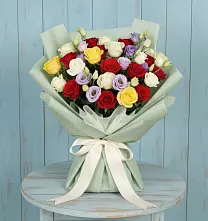 Букет цветов из:  Розы в Видном