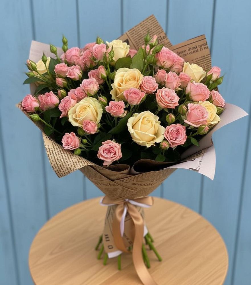 Букет цветов из: Розы в Видном