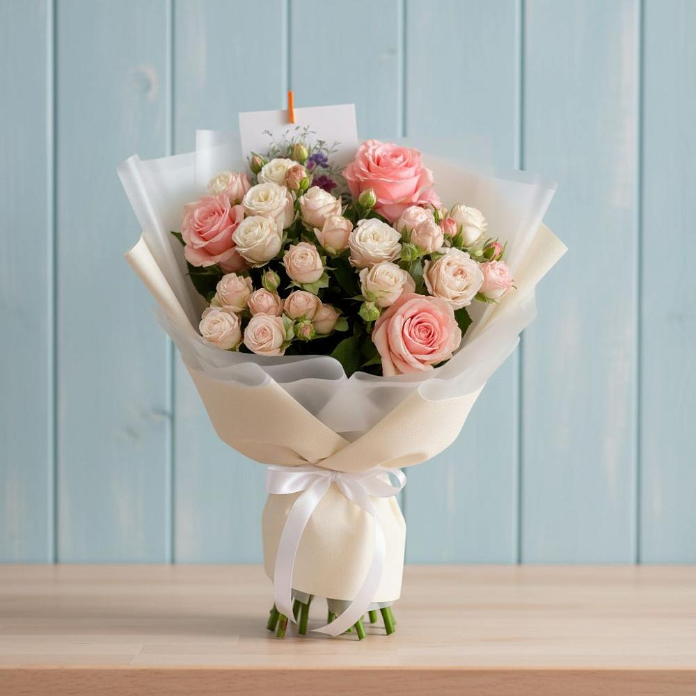 Букет цветов из: Розы в Видном