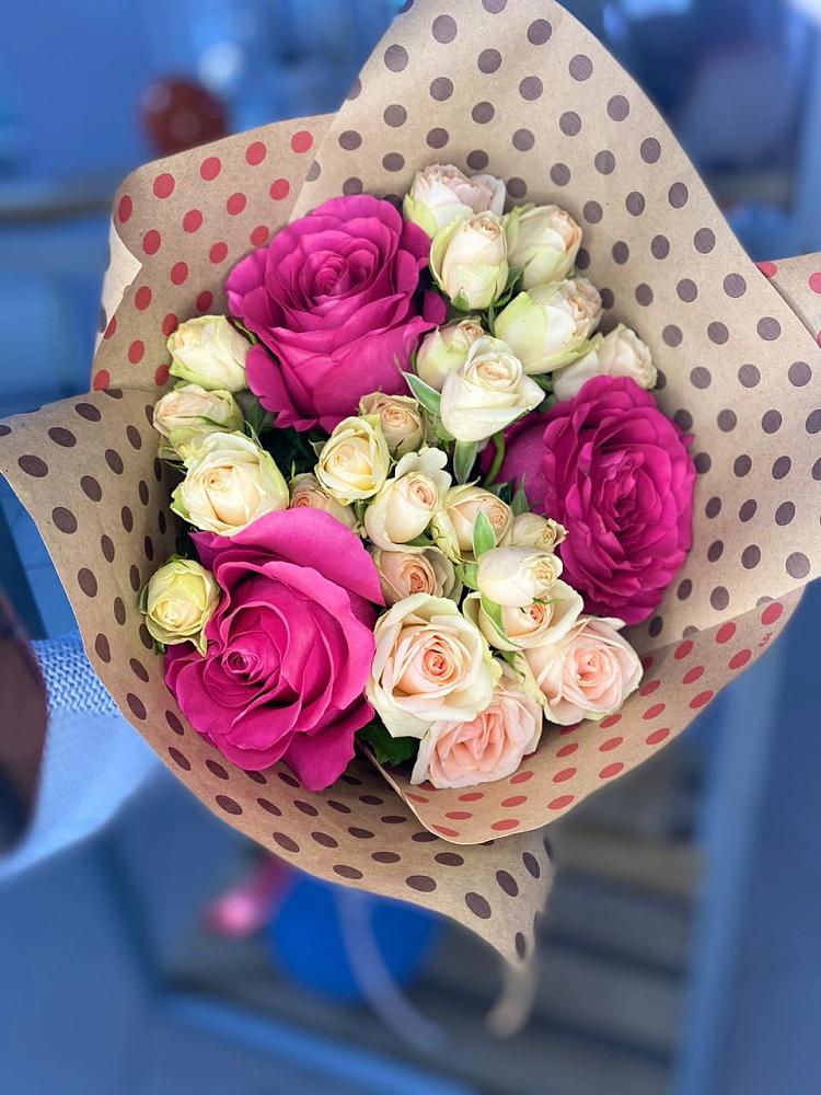 Букет цветов из: Розы в Видном