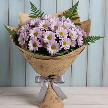 Букет цветов из:  Хризантемы #REPLACE_PRED# Видном