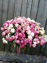 Букет Розовые кустовые розы Натали и Лав Лидия #REPLACE_PRED# Видном