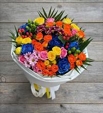 Букет цветов из:  Розы и Хризантемы в Видном