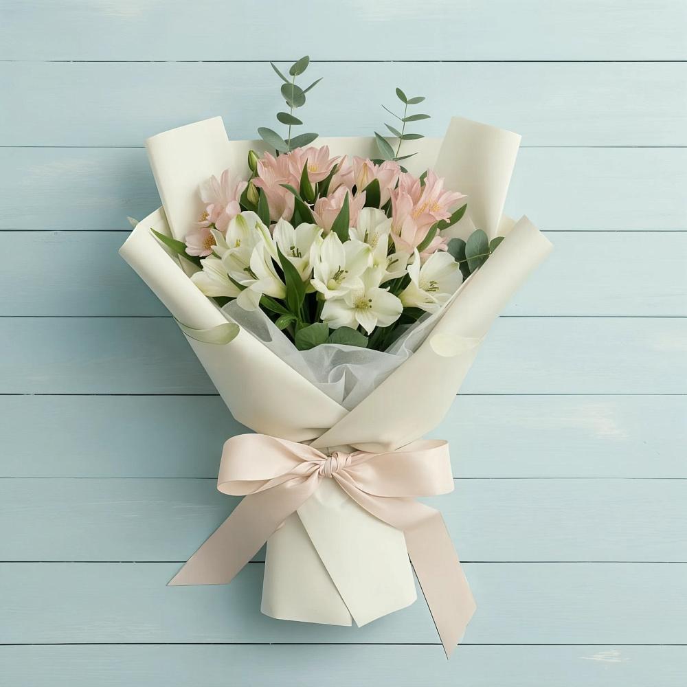 Букет цветов из: Альстромерии в Видном