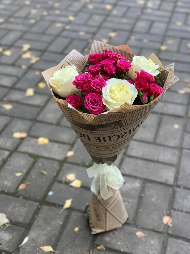 Букет цветов из: Розы в Видном