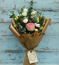 Букет цветов из:  Розы и Лизиантусы #REPLACE_PRED# Видном