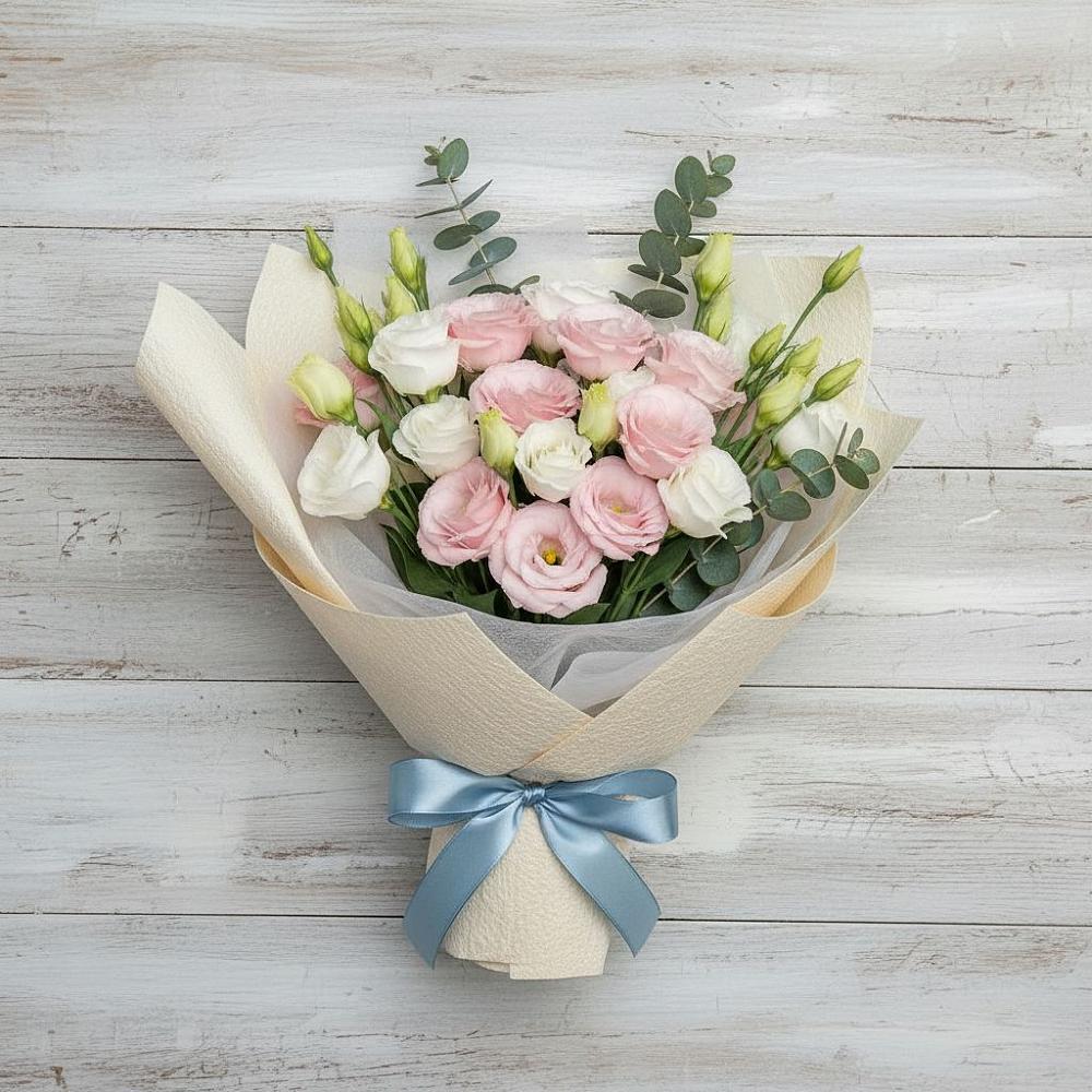 Букет цветов из: Лизиантусы в Видном