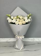 Букет цветов из:  Розы и Лизиантусы в Видном